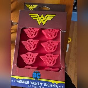 DC Red Wonder Woman Ice Cube Tray